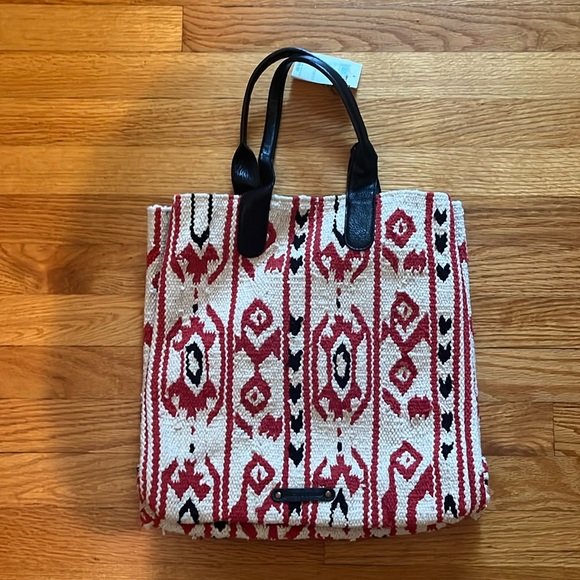Lucky Brand tribal print tote bag - Picture 1 of 6